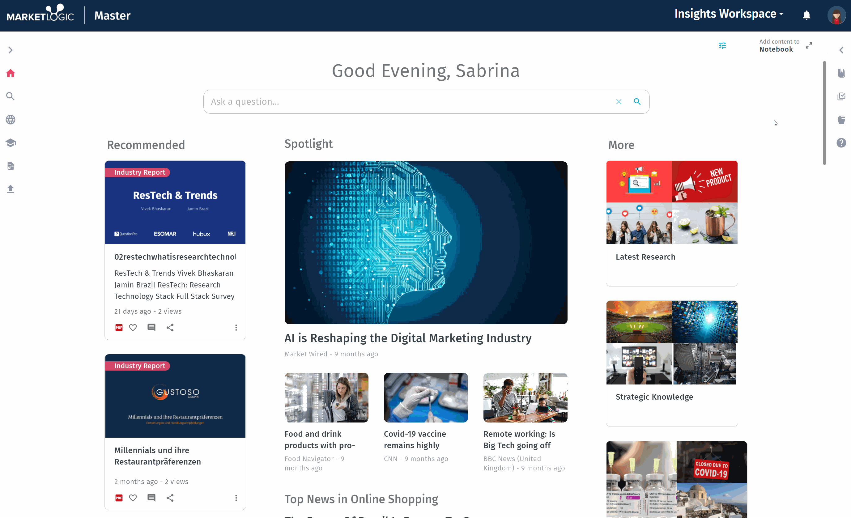 How to Add an Announcement Channel Market Logic Knowledge Center