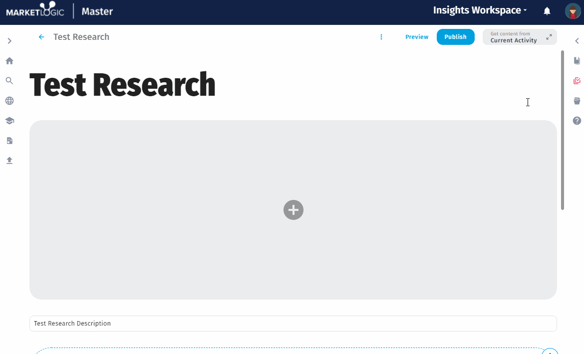Desk Research_How to use the Blog layout in a Desk Research.gif