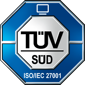 TÜV SÜD ISO/IEC 27001 Certified